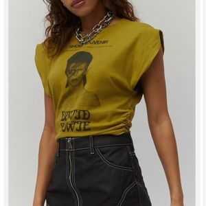 Daydreamer David Bowie cropped tshirt